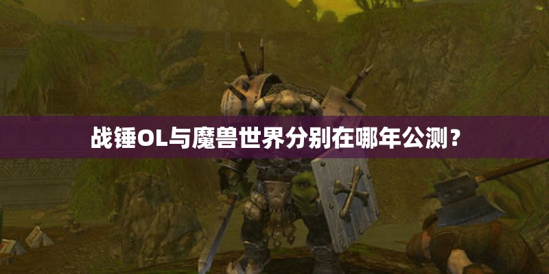 战锤OL与魔兽世界分别在哪年公测？