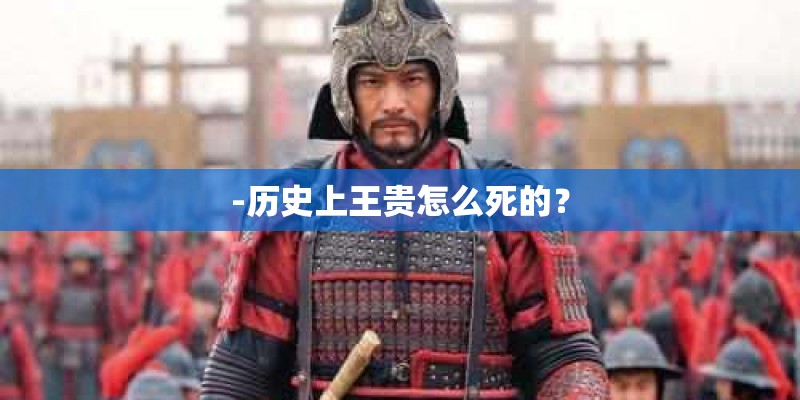 -历史上王贵怎么死的？