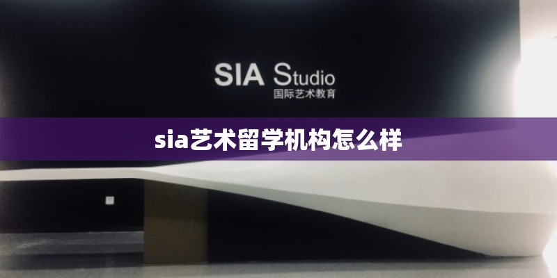 sia艺术留学机构怎么样