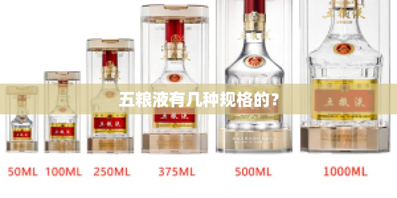 五粮液有几种规格的？