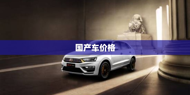 国产车价格
