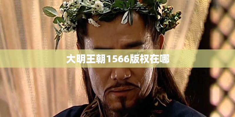 大明王朝1566版权在哪
